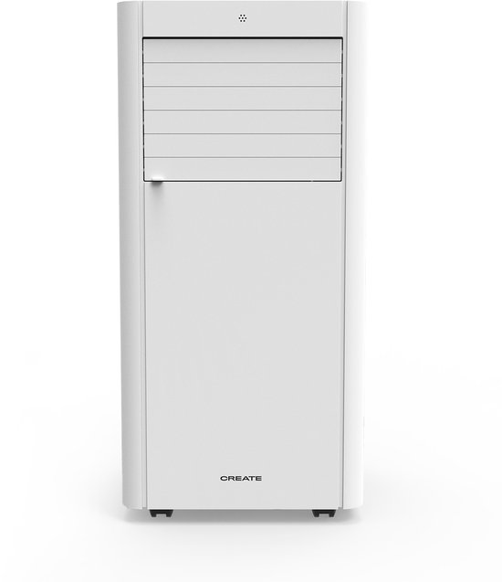 CREATE - Mobiele airco 4-in-1 WiFi 9000 BTU met warmtepomp - Wit - Met afvoerset voor schuifraam - SILKAIR DUAL CONNECT 9000