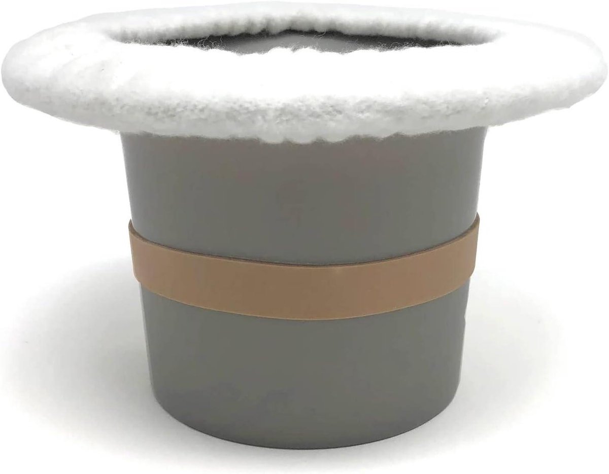 Baby Potty - Zindelijkheidstrainer Baby - EC Training - Antislip Rubberen Band - 17.78 x 17.78 x 11.43 cm - Grijs