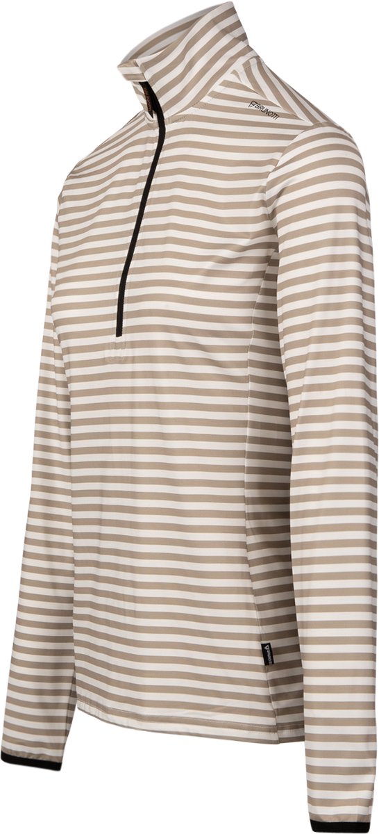 Brunotti Rodika-Print Dames Fleece | Awning Stripe Fungi