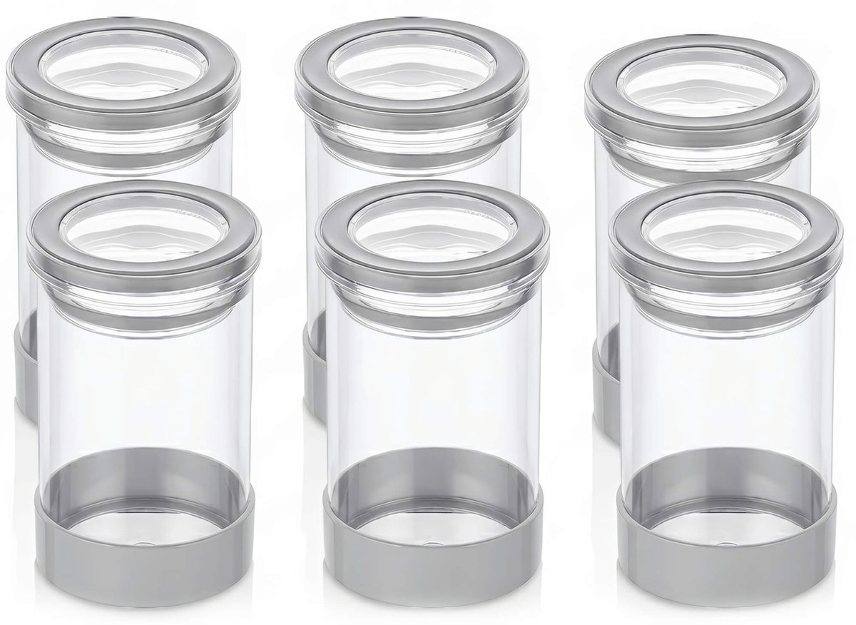 VIP Ahmet - Ronde Vershoudbakjes met Deksel - 6 Stuks - 6 x 650 ml - BPA-vrij