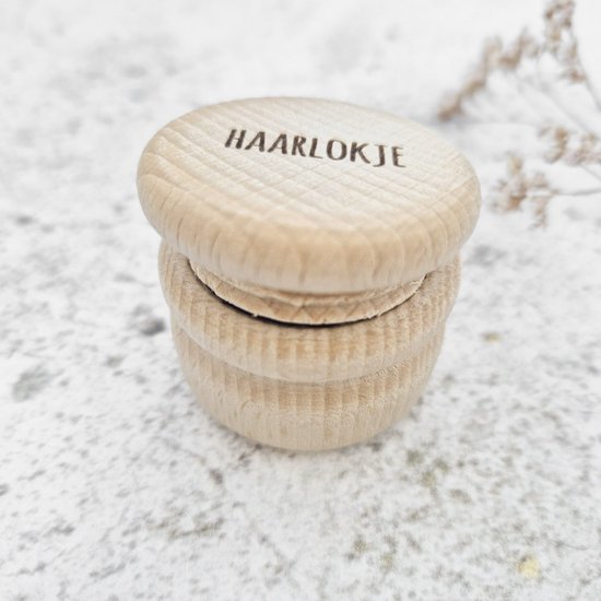 Haarlokdoosje - gegraveerd van Kidooz. — afbeelding 4