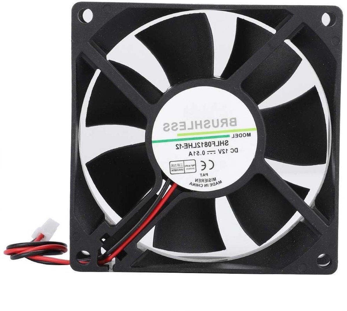 PC Ventilator - Koeler - Behuizing Koelen - Groot Luchtvolume - 8 cm - Zwart