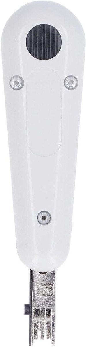 Netwerk Punch Down Tool - Kabelkrimper - Netwerk Installatie - 3-in-1 Functionaliteit - 150 mm Lengte - Grijs