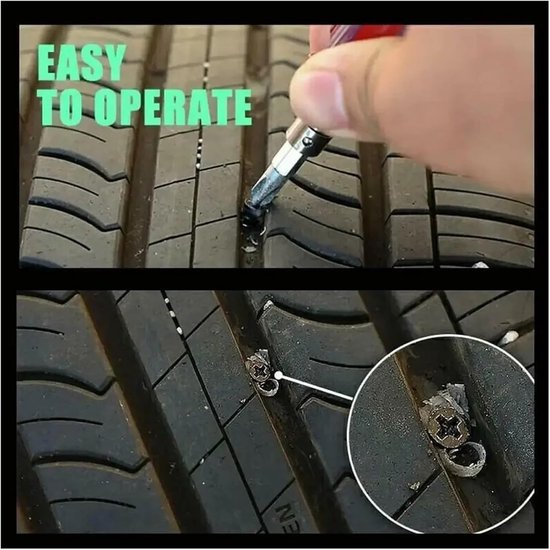 Reparatieset Banden - Lek Reparatie - Tubeless Banden - Dubbele Opties - 10/30 Stuks - Mix — afbeelding 2