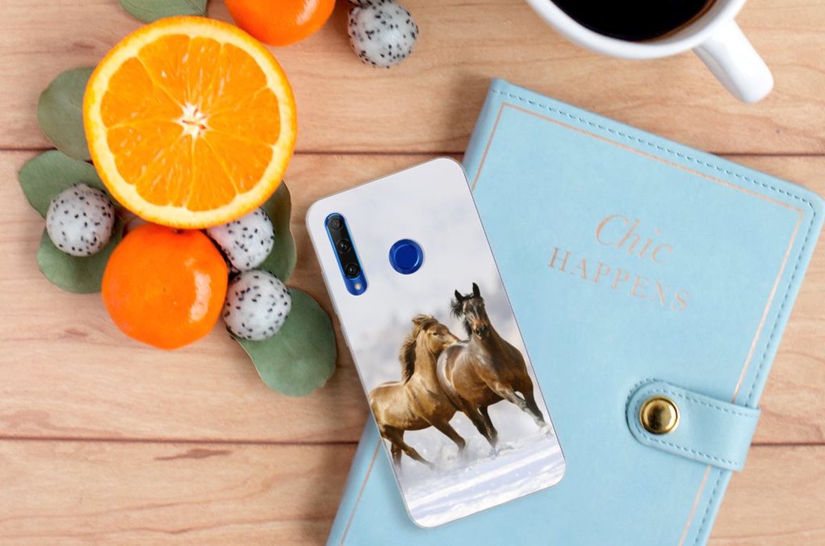 Honor 20 Lite TPU Hoesje Paarden