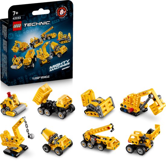 LEGO® Technic Machtige Machines - Verrassingsdoosje met Bouwspeelgoed - Voertuigen om te Verzamelen - 42233