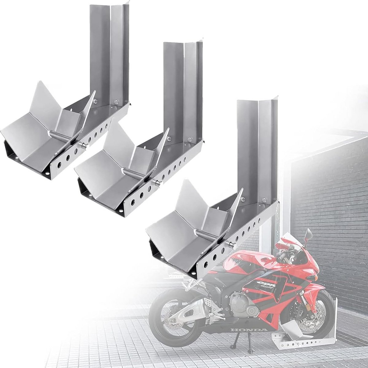 YUENFONG 3pcs motorcycle cargo carrier front wheel trailer front wheel