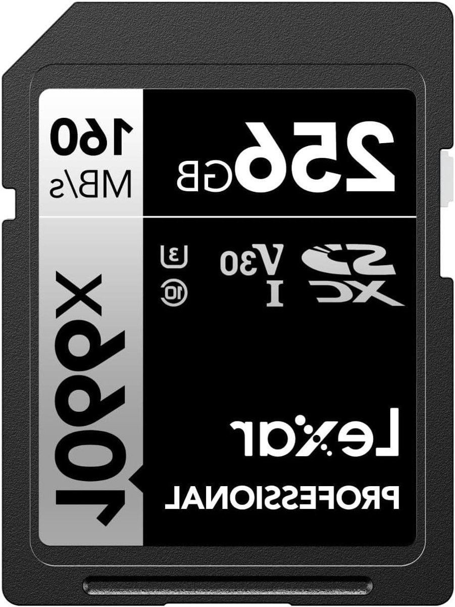 SDXC Geheugenkaart - SD-kaart Opslag - 4K Video Opnemen - Snelle Overdrachtssnelheden - 256 GB - Zwart