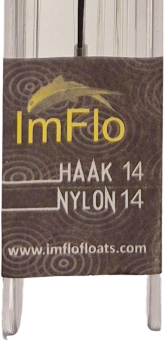 Luxe Kant-en-klaar Vistuigje Heidi 14/00 - Haak 14 - Dobber 1,5 gram Witvistuigje Wedstrijdtuigje van luxe — afbeelding 4