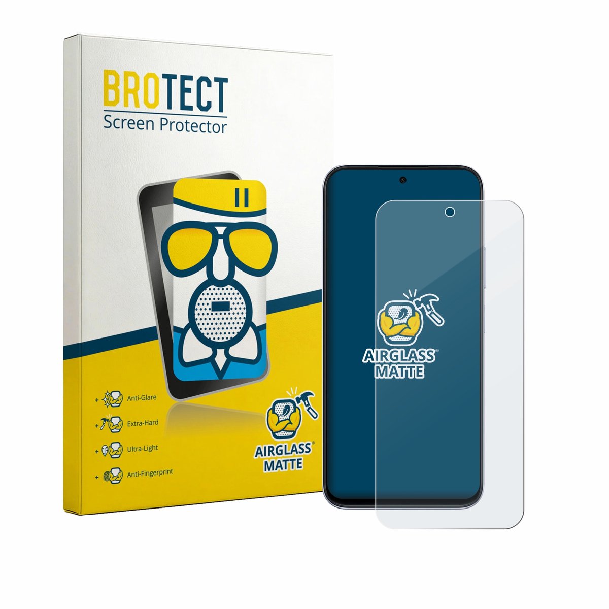 BROTECT - Screenprotector voor Oppo K14x 5G - Folie Beschermfolie Beschermglas matte