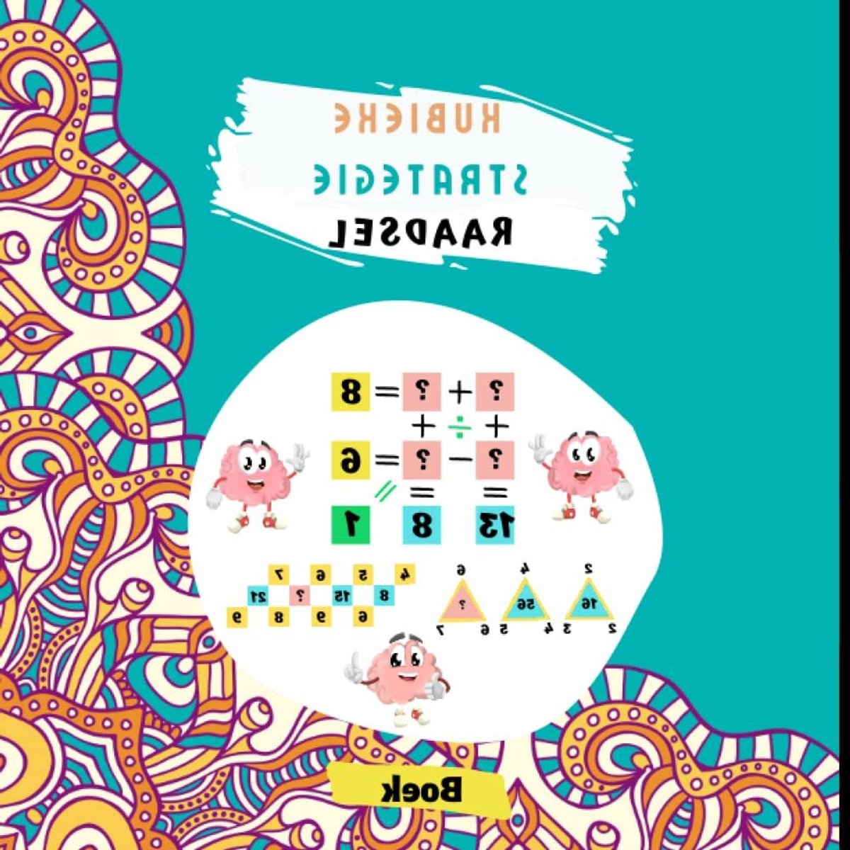 Kubieke Strategie Raadsel - Logische Puzzels - Numeriek Redeneren - Ontbrekende Getallen Vinden - 8.5x8.5 inch - Kleurrijk