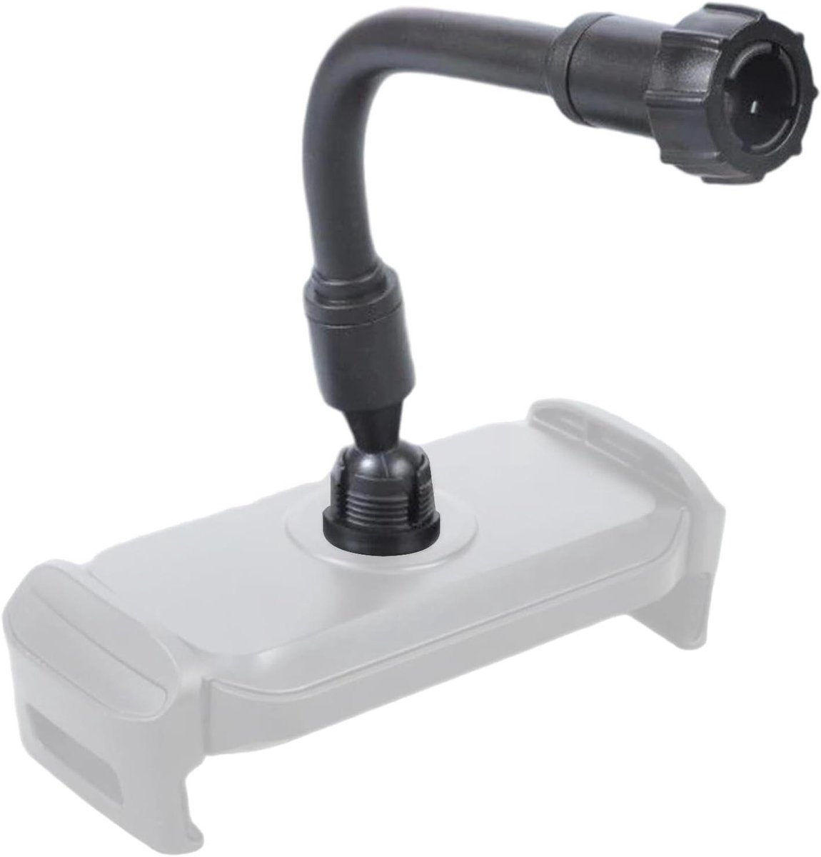 Kogelgewricht Verlenging - Montage Arm - Apparaat Stabiliseren - Flexibele Zwanenhals - 21 cm Lengte - Zwart