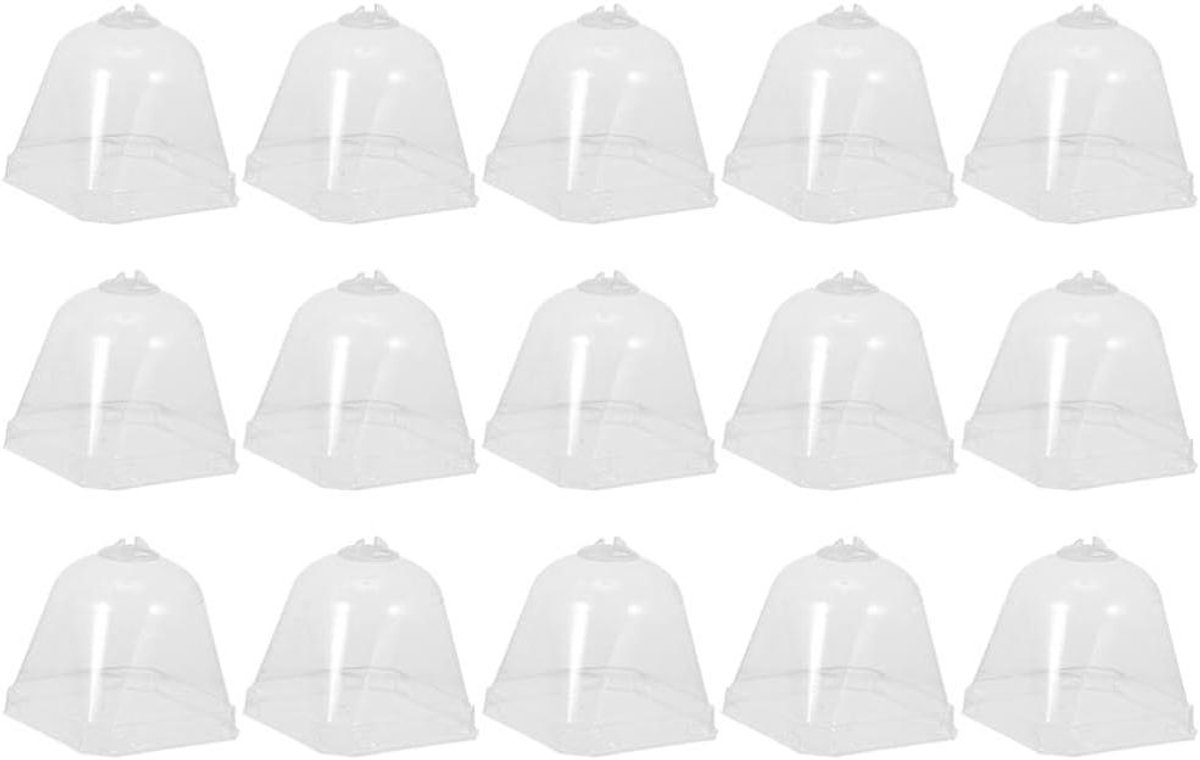 Tuinklokken Set - Plantenbeschermers - Planten Beschermen - Vorstbescherming - 15 Stuks - Transparant