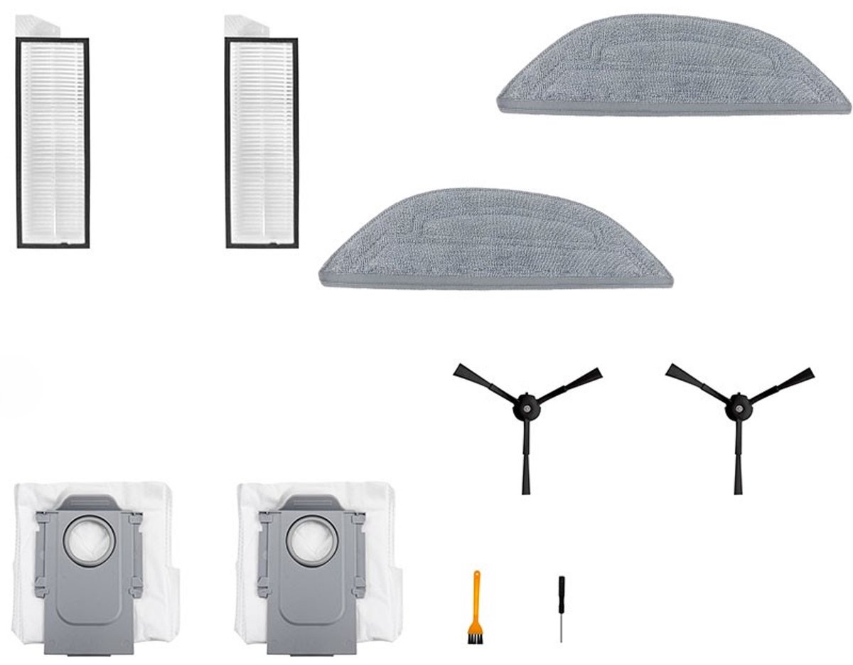 10stuks - vervanging - geschikt voor Roborock S8maxUltra/G20S - sweeper - accessoires voor veegmachines