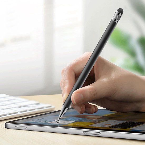 Tablet Pen voor Alle Tablets -3 Stuks - Silicone Touch Screen Pen - Rubber Nib + Disk - Stylus Pen- Capacitive Tablet Pen - Compatibel met Alle Tablets en Mobiele Telefoons — afbeelding 3
