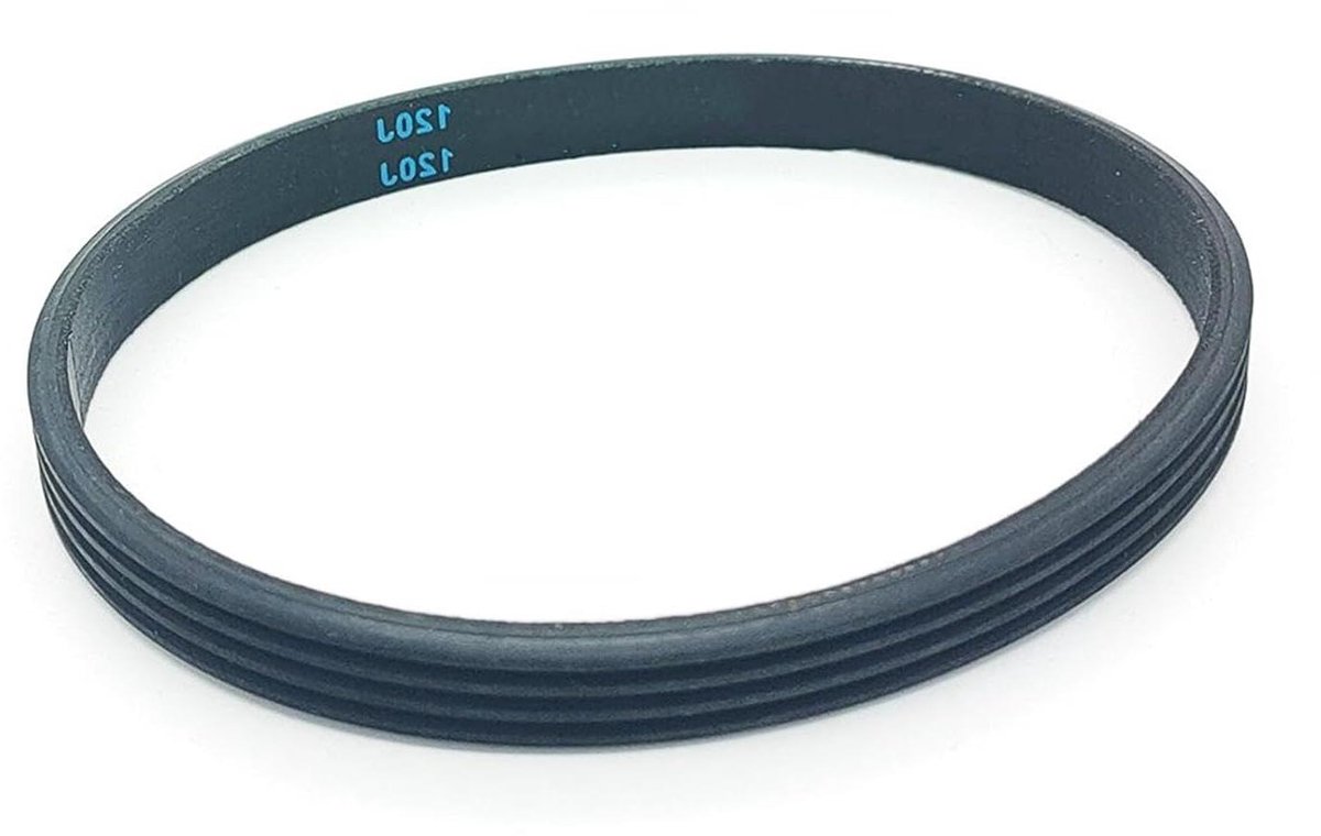Loopband Riem - Aandrijfriem Motor - Fitness Apparatuur Onderhoud - Hittebestendig Rubber - PJ305/120J 4 Ribben - Zwart