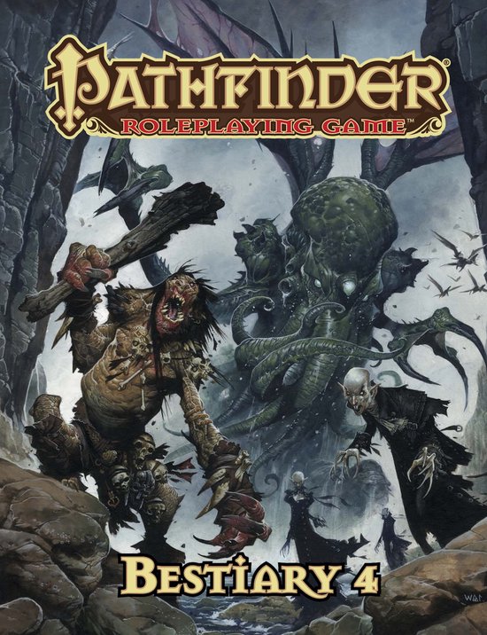 Pathfinder RPG (PF1E)- Pathfinder RPG: Bestiary 4 - cover