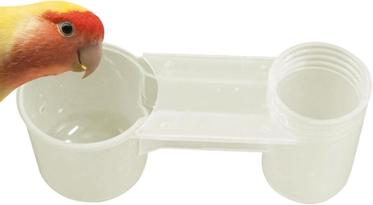 Vogel Drinkdispenser - Automatische feeder - Vogels voeden - Dubbele poort ontwerp - 10 x 