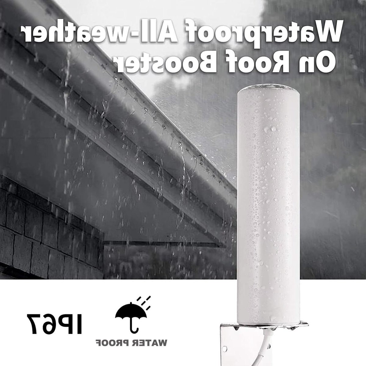 Buitenantenne - Signaalversterker - Verbeteren Netwerk - High Gain 10-18dBi - 2x 5m Kabel - Wit