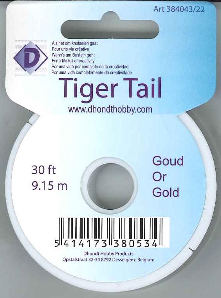 TigerTail 9.15 m Goud