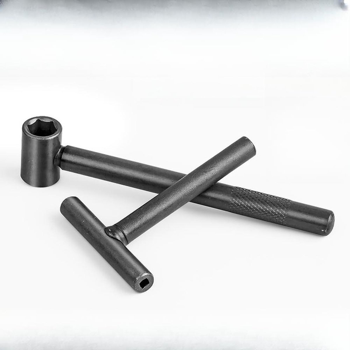 Klepsleutel Set - Motor Scooter Tool - Motor Onderhoud - Meerdere Maten - 2 Delig - Zwart