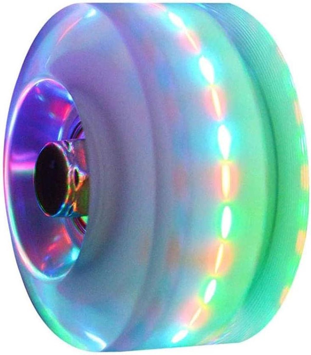 Rolschaats Wielen Lichtgevende skate wielen Buiten rijden Met magnetische kern 32 mm x 58 mm Kleurrijk