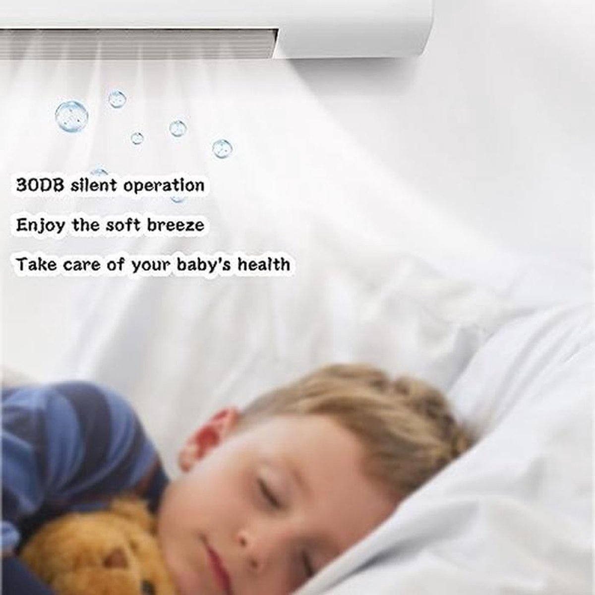 Mini Airco - Koelunit - Klimaatbeheersing - Fluisterstil - Compact - Wit — afbeelding 4