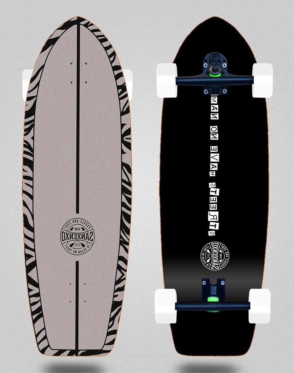 Skateboard Trucks Surfskate Onderstel Surfskaten T12 Trucks 180 mm Zebra