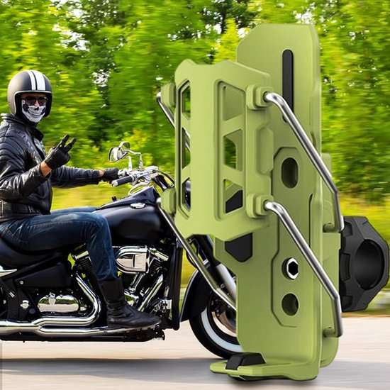 Fiets Flessenhouder - Automatische Klem Motorfiets Cup Cage | 360 graden rotatie Adaptieve Verstelbare Water Fles Houder voor Fietsen Stuur Racefiets Motorfietsen Fietsen Rijden Reizen — afbeelding 3