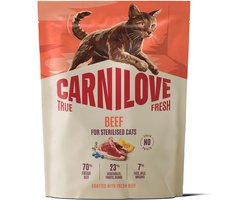 Carnilove True Fresh Cat Dry Beef for Sterilised Adult All Breeds 400 g