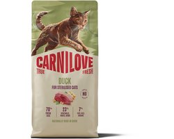 Carnilove True Fresh Cat Dry Duck for Sterilised Adult All Breeds 6 kg