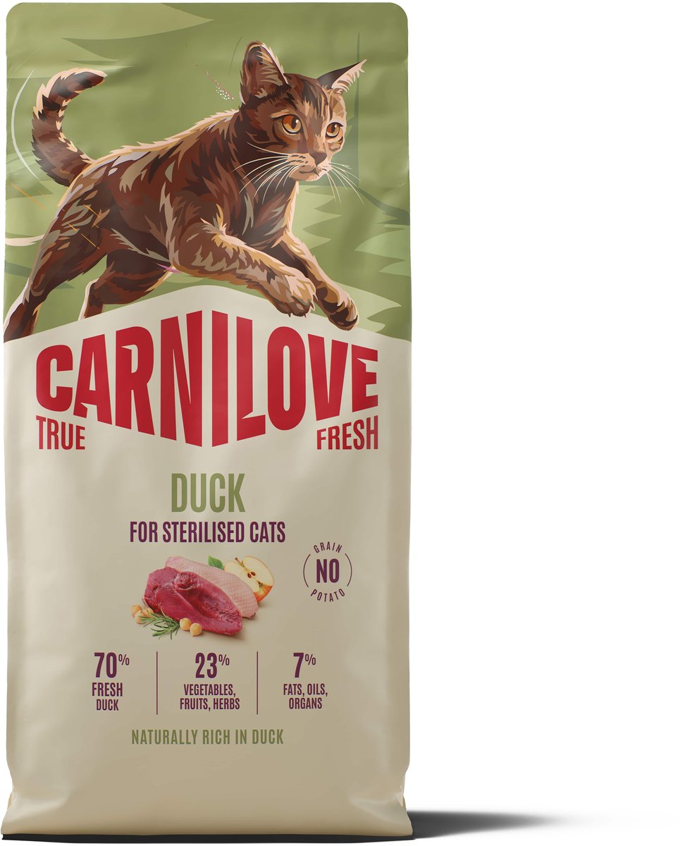 Carnilove Carnilove True Fresh Cat Dry Duck for Sterilised Adult All Breeds 6 kg
