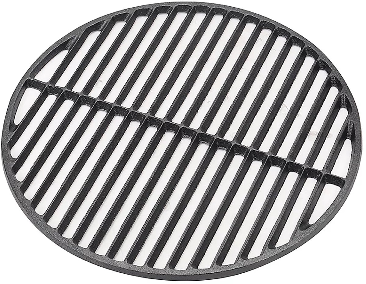 M.T.C© GIETIJZEREN ROOSTER-CAST IRON GRID -COMPACT-15-16 INCH KAMADO-34.5 CM-GRILL-MEDIUM