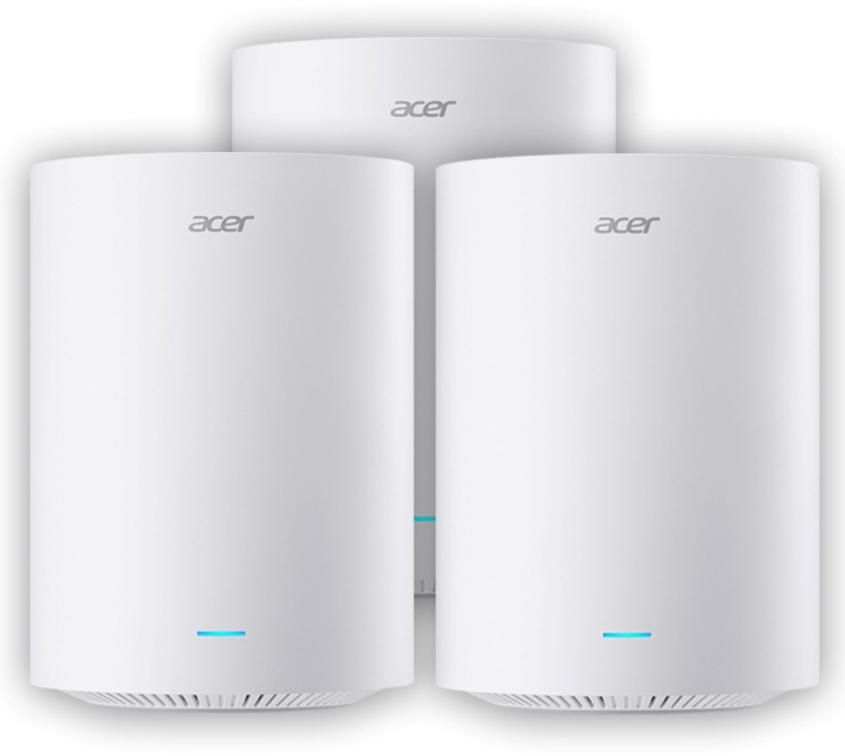 Acer Ovia T360 – Smart Home - Mesh WiFi – WiFi versterker - Dual-band - WiFi 7 – 3600 Mbps - 3-pack