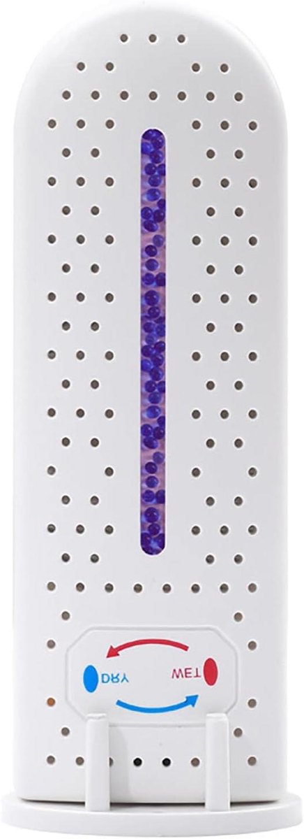 Elektrische Ontvochtiger - Vochtvreter Silica - Vochtbestrijding Huis - Kleurindicator Vocht - 19 x 7 x 7 cm - Wit