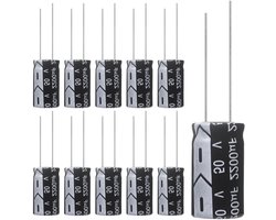 Elektrolytische Condensatoren - Elkos Condensator - Elektronica Reparatie - 105 Graden Celsius - 2200uF 50V - Zwart