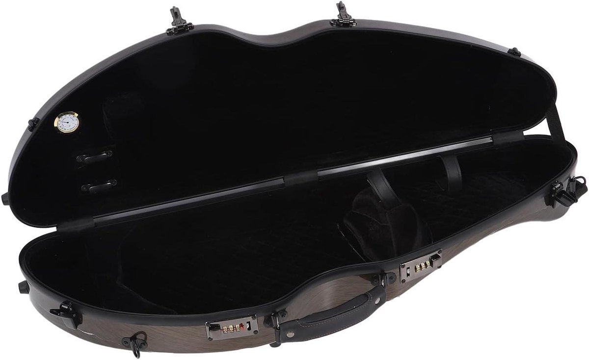 Vioolkoffer - Instrumentkoffer - Muziek Transport - Koolstofvezel Constructie - 4/4 Maat - Bruin