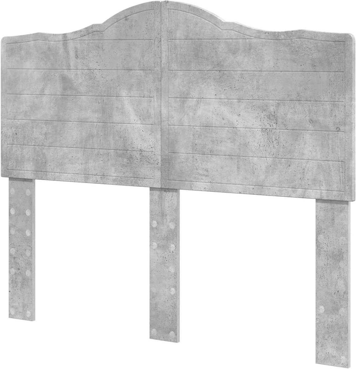 Hoofdbord Beton Grijs - Hoofdeinde Bed - Slaapkamer Inrichten - Strakke Stijl - 120 cm - Grijs