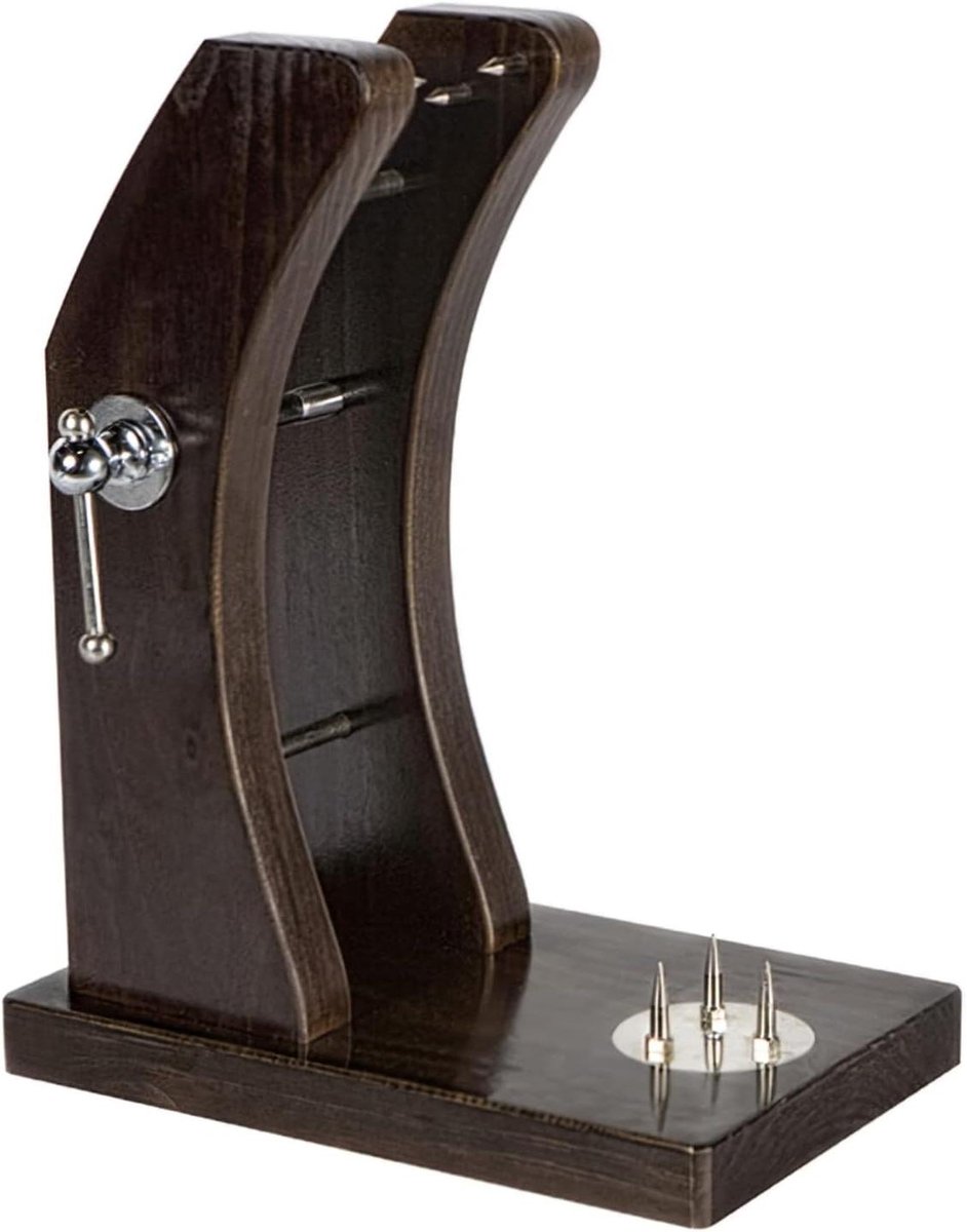 Hamhouder - Jamón houder - Vlees snijden - Model poot - 1 Centimeter - Donkerbruin