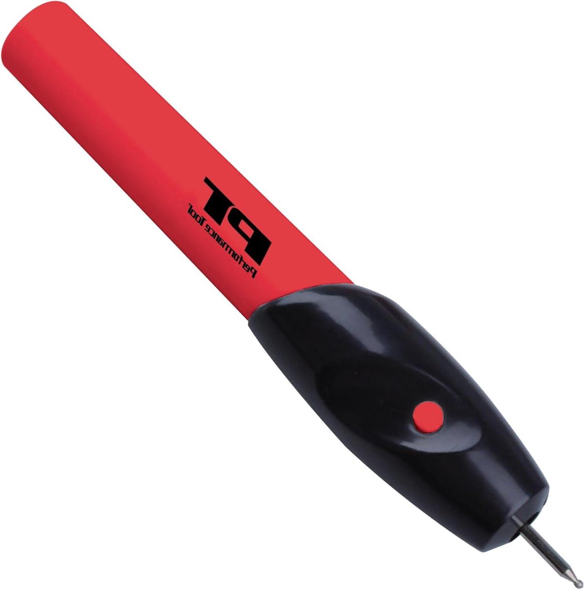 Graveer Pen - Draadloze Graveerset - Waardevolle Spullen Markeren - Penstijl Ontwerp - 15 cm Lengte - Rood Zwart