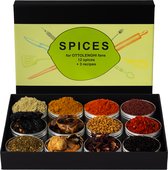 Ottolenghi Kruidenbox - 12 Kruiden + Recepten In Cadeauverpakking - Voor Kookboeken Simpel & Flavour - Geschenkdoos - Koken - Kruidenpotjes - Cadeau - TeaSaltAndSpices - kookboek