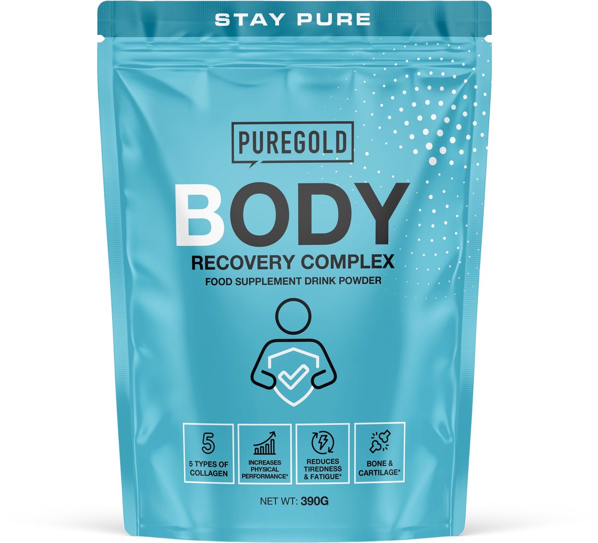Pure Gold Body Drank – Multivitamine Drank Poeder – Mango – 390g