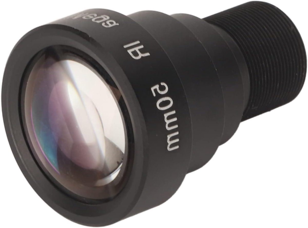 Beveiligingscamera Lens - CCTV Lens Netwerkcamera Lens - Scherpte Verbeteren - 50mm Brandpuntsafstand - M12 Interface - Zilver