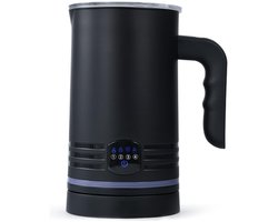 TopChoice® Melkopschuimer Elektrisch - Melkklopper - Melkschuimer - 430ml - Zwart