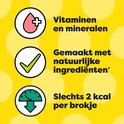 Vitamines en mineralen, natuurlijke ingrediënten, slechts 2 kcal per brokje.