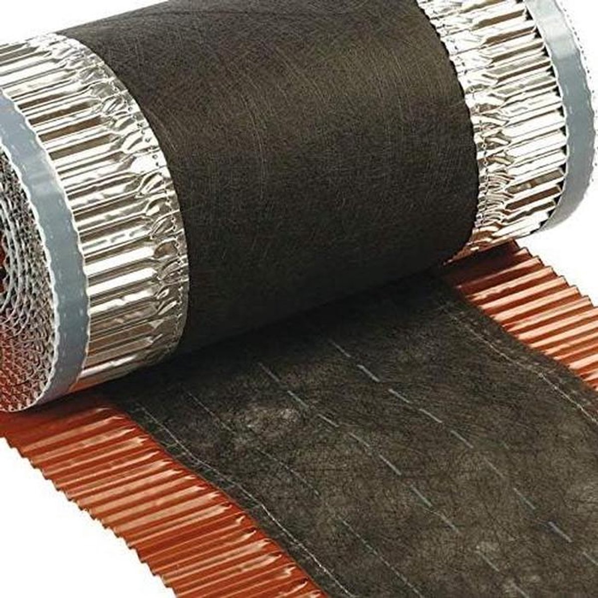 Dakrol - Ventilatieband Nok - Dak Beschermen - Hoge Waterdampdiffusie - 390 mm x 5 m - Donkerbruin