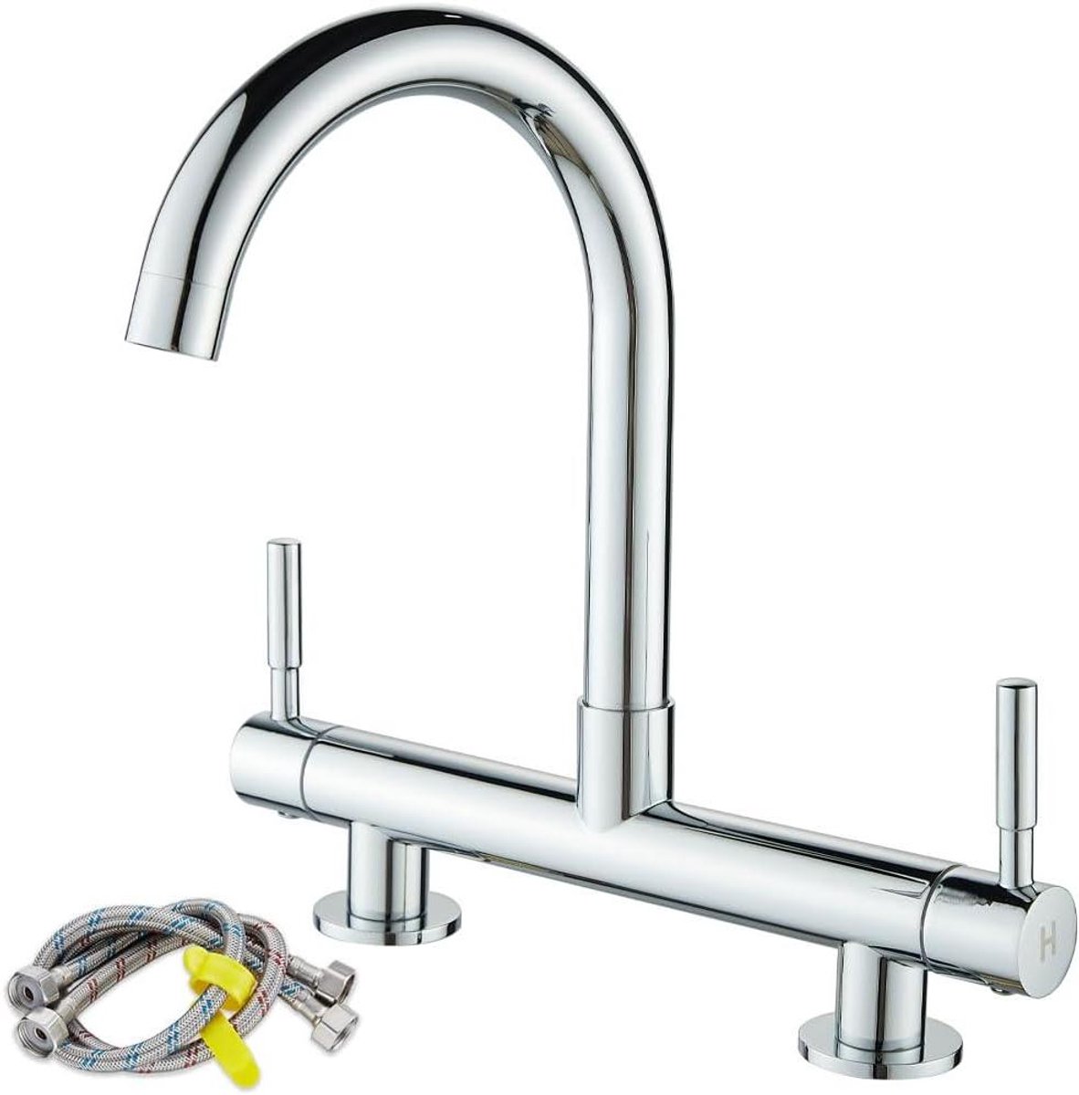 Mengkraan Keuken - Keukenkraan - Water Gebruiken - 360° Draaibare Uitloop - 180 mm Centers