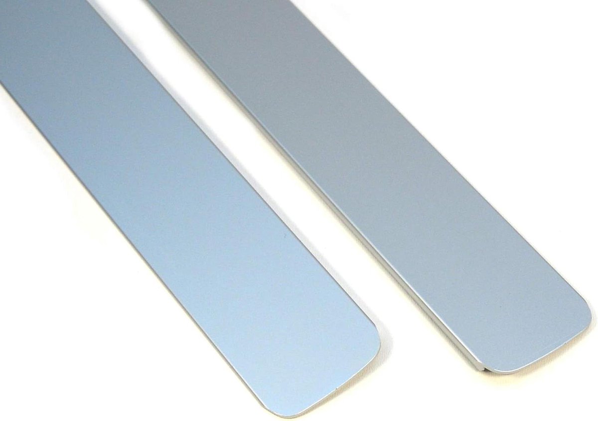 Eindlijst set - Hoekstrip zijlijsten - Keuken afwerken - Zonder schroefgaten - 38 mm 60 cm - Aluminium