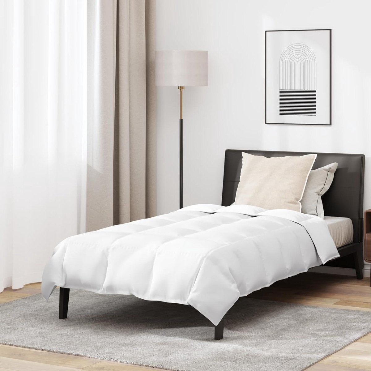 Dekbed met kussen - Beddengoed set - Heerlijk slapen - Voor het hele jaar - 135 x 200 cm -