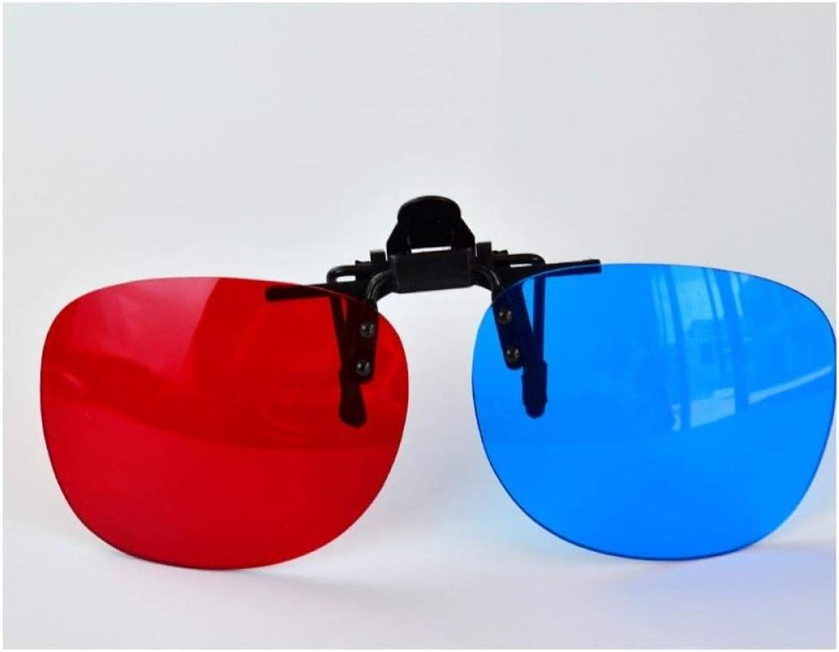 3D Bril - Rood Blauw - Film Kijken - Hoge Transparantie Lens - Universeel - Rood Blauw